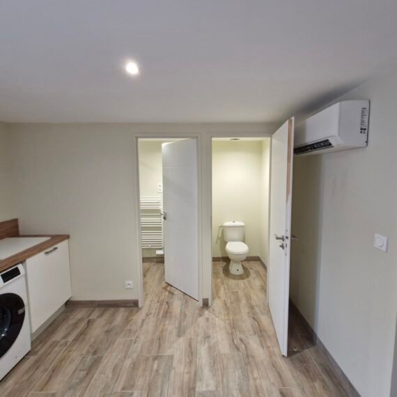 Rendu final de la rénovation WC et salle de bain