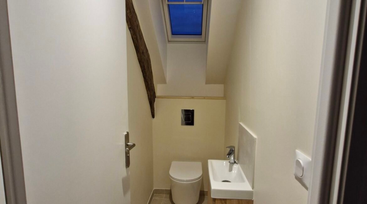 WC fonctionnel et modernisé