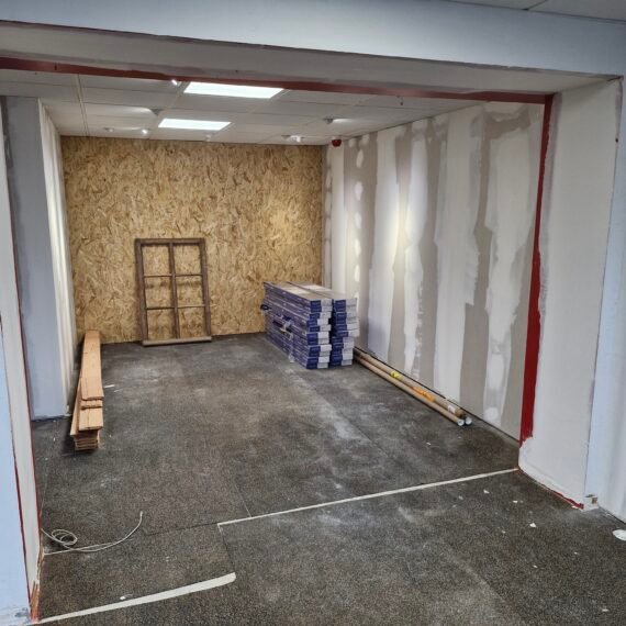 Travaux de création de cloison en placo