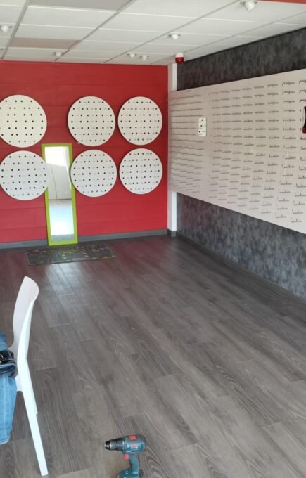 Rendu final des cloison en placo